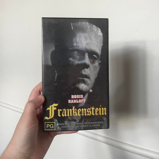 1994 Frankenstein VHS tape horror